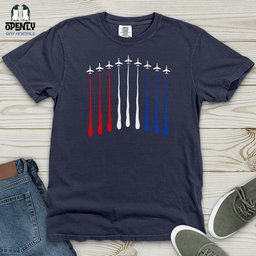 USA Air Fire Heavy Cotton Comfort Colors Tee Gift For Animal Lover
