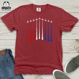 USA Air Fire Heavy Cotton Comfort Colors Tee Gift For Animal Lover