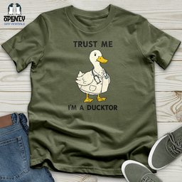 Trust Me Im A Ducktor Softstyle Tee Gift For Animal Lover