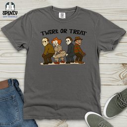 Twerk Or Treat Heavy Cotton Comfort Colors Tee Gift For Animal Lover