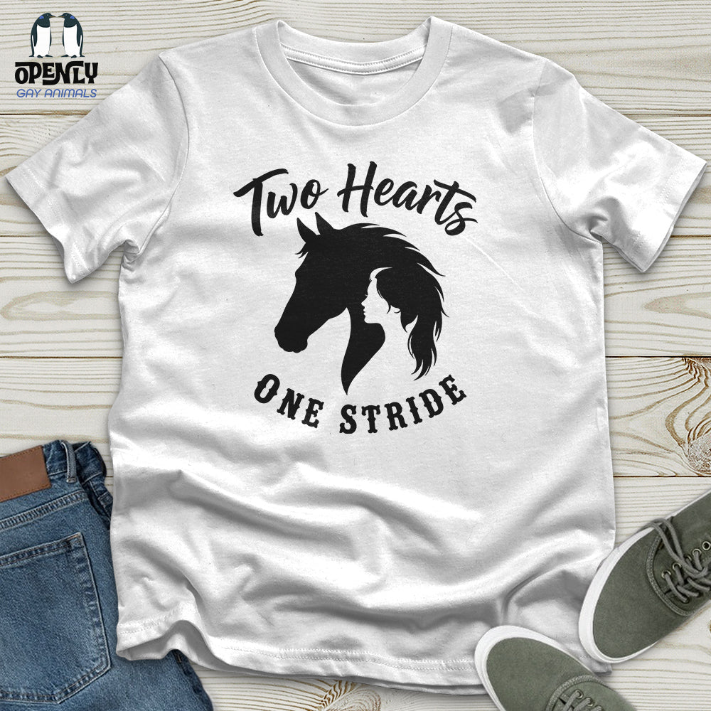 Two Hearts One Stride Unisex T Shirt Gift For Animal Lover