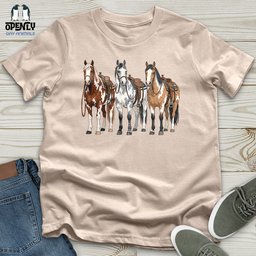 Western Horses Unisex T Shirt Gift For Horse Lover