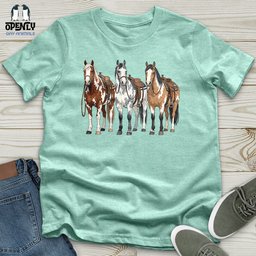 Western Horses Unisex T Shirt Gift For Horse Lover