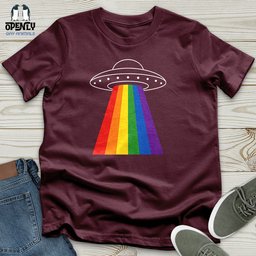 Ufo Pride Unisex T Shirt Gift For Animal Lover