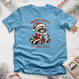 Sorry Santa Ive Been Feral 2 Unisex T Shirt Gift For Animal Lover