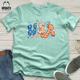 USA 4th Of July Unisex T Shirt Gift For Animal Lover