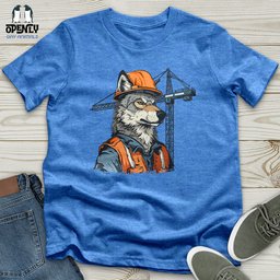 Wolf Construction Chief Unisex T Shirt Gift For Animal Lover