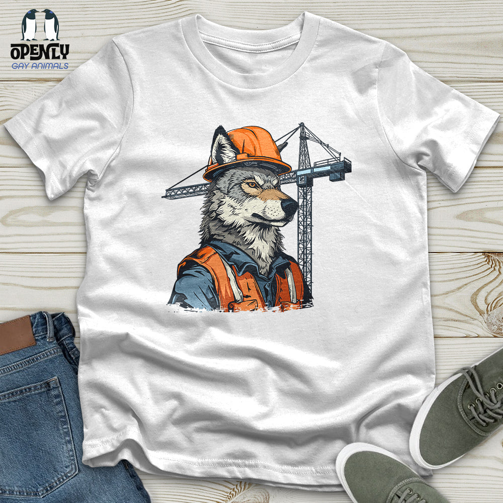 Wolf Construction Chief Unisex T Shirt Gift For Animal Lover