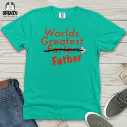 Worlds Greatest Farter Heavy Cotton Comfort Colors Tee Gift For Animal Lover