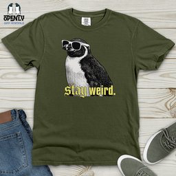 Stay Weird Heavy Cotton Comfort Colors Tee Gift For Animal Lover