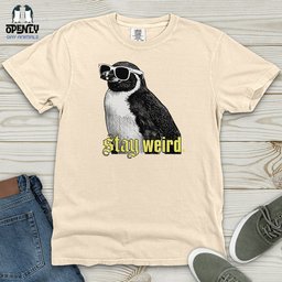 Stay Weird Heavy Cotton Comfort Colors Tee Gift For Animal Lover