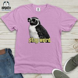 Stay Weird Heavy Cotton Comfort Colors Tee Gift For Animal Lover
