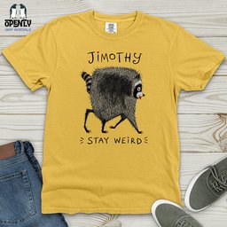 Weird Little Raccoon Heavy Cotton Comfort Colors Tee Gift For Animal Lover