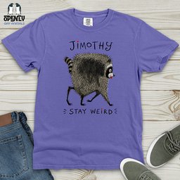 Weird Little Raccoon Heavy Cotton Comfort Colors Tee Gift For Animal Lover