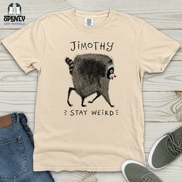 Weird Little Raccoon Heavy Cotton Comfort Colors Tee Gift For Animal Lover