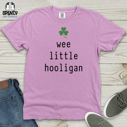 Wee Little Hooligan Heavy Cotton Comfort Colors Tee Gift For Animal Lover