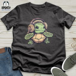 Turtle Cozy Earflaps Unisex T Shirt Gift For Animal Lover