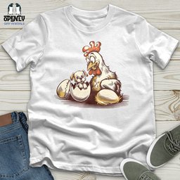 Surprised Chicken Unisex T Shirt Gift For Animal Lover