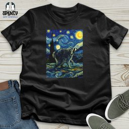 Starry Night Jimothy Unisex T Shirt Gift For Animal Lover