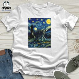 Starry Night Jimothy Unisex T Shirt Gift For Animal Lover