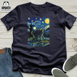 Starry Night Jimothy Unisex T Shirt Gift For Animal Lover
