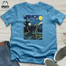 Starry Night Jimothy Unisex T Shirt Gift For Animal Lover