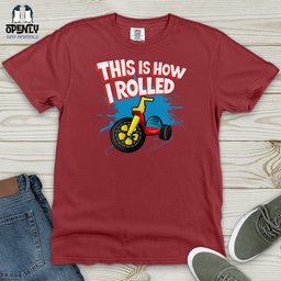 This Is How I Rolled Heavy Cotton Comfort Colors Tee Gift For Animal Lover