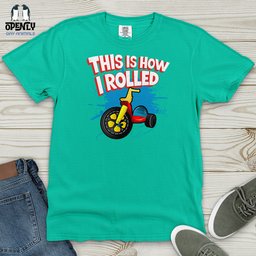 This Is How I Rolled Heavy Cotton Comfort Colors Tee Gift For Animal Lover