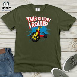 This Is How I Rolled Heavy Cotton Comfort Colors Tee Gift For Animal Lover