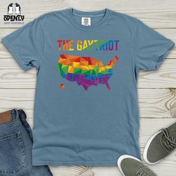 The Gaytriot Heavy Cotton Comfort Colors Tee Gift For Animal Lover