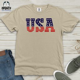 USA Heavy Cotton Comfort Colors Tee Gift For Animal Lover