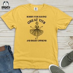 Sorry For Having Heavy Cotton Comfort Colors Tee Gift For Animal Lover