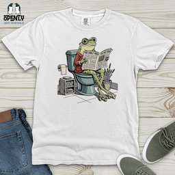 The Daily Frog Heavy Cotton Comfort Colors Tee Gift For Frog Lover