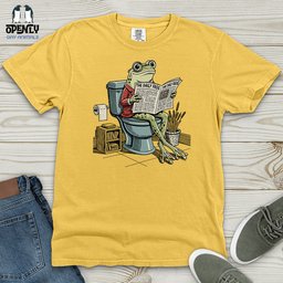 The Daily Frog Heavy Cotton Comfort Colors Tee Gift For Frog Lover