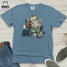 The Daily Frog Heavy Cotton Comfort Colors Tee Gift For Frog Lover