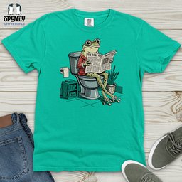 The Daily Frog Heavy Cotton Comfort Colors Tee Gift For Frog Lover