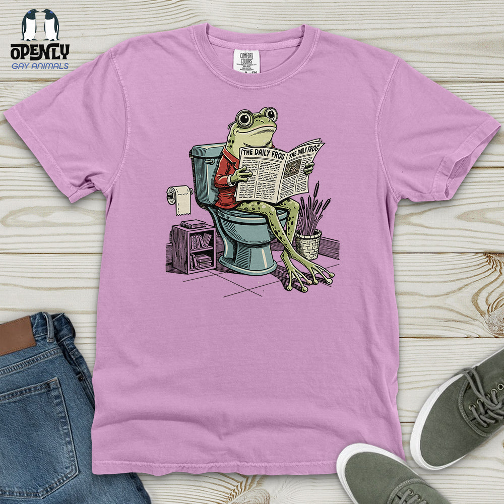 The Daily Frog Heavy Cotton Comfort Colors Tee Gift For Frog Lover