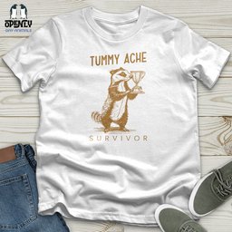 Tummy Ache Survivor Softstyle Tee Gift For Animal Lover