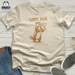 Tummy Ache Survivor Softstyle Tee Gift For Animal Lover