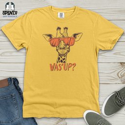 Wasup Heavy Cotton Comfort Colors Tee Gift For Animal Lover