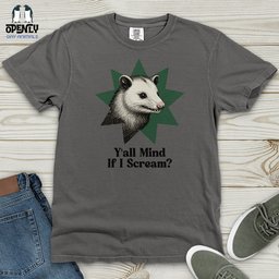 Y'all Mind If I Scream Heavy Cotton Comfort Colors Tee