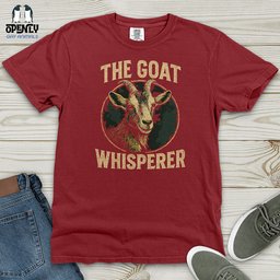 The Goat Whisperer Heavy Cotton Comfort Colors Tee Gift For Animal Lover