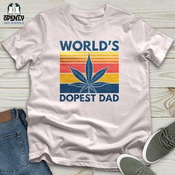 Worlds Dopest Dad Softstyle Tee Gift For Dad