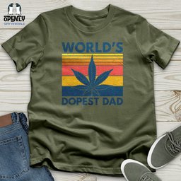 Worlds Dopest Dad Softstyle Tee Gift For Dad