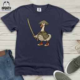 Samurai Goose Heavy Cotton Comfort Colors Tee Gift For Animal Lover