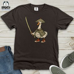 Samurai Goose Heavy Cotton Comfort Colors Tee Gift For Animal Lover