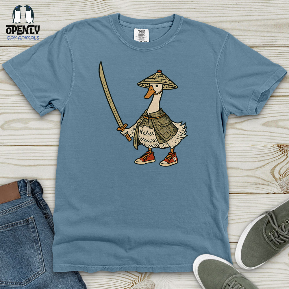 Samurai Goose Heavy Cotton Comfort Colors Tee Gift For Animal Lover