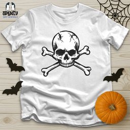 Skull Crossbones Unisex T Shirt Gift For Animal Lover