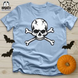 Skull Crossbones Unisex T Shirt Gift For Animal Lover