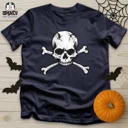 Skull Crossbones Unisex T Shirt Gift For Animal Lover